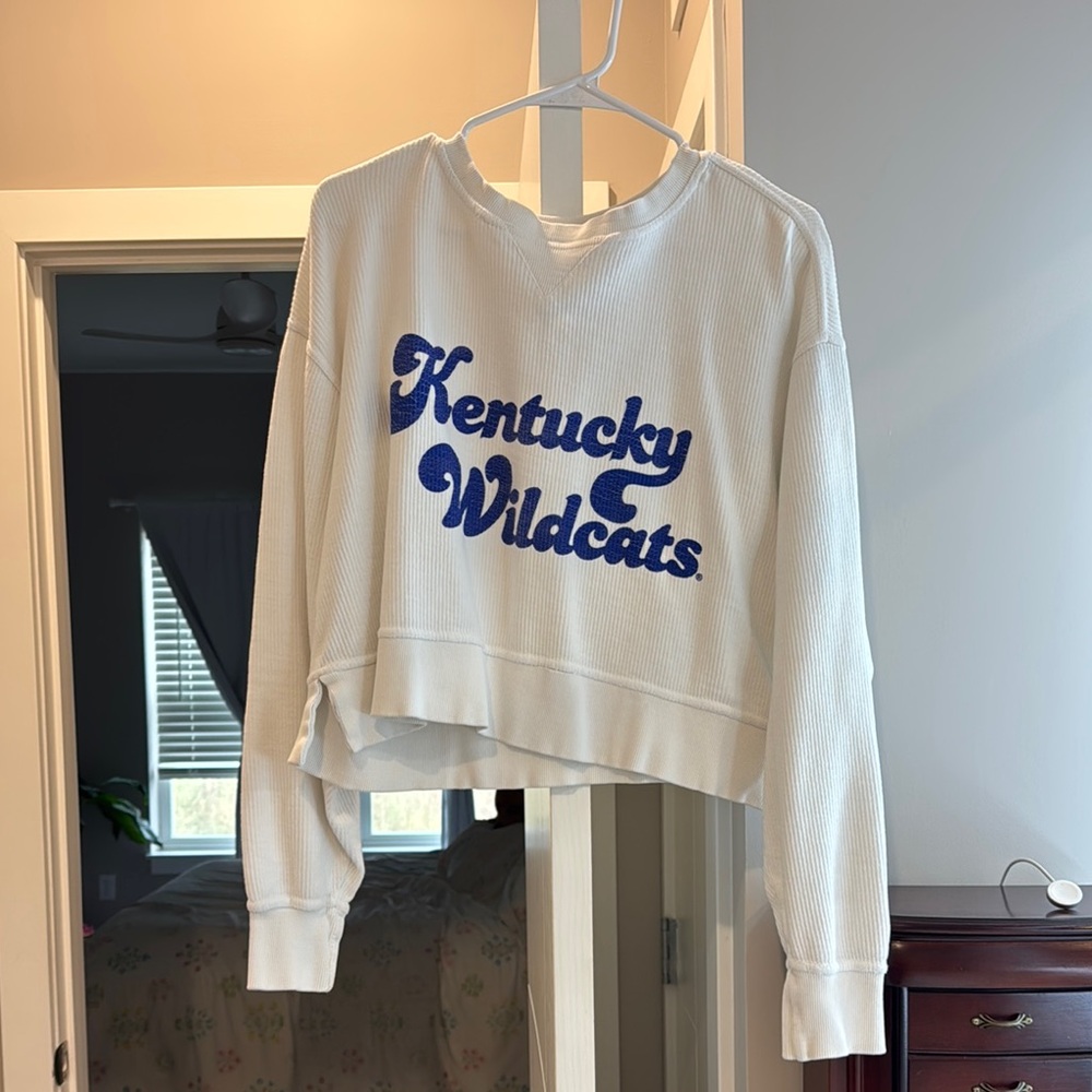 White Kentucky Wildcats Sweater